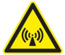 warning symbol electromagnetic field